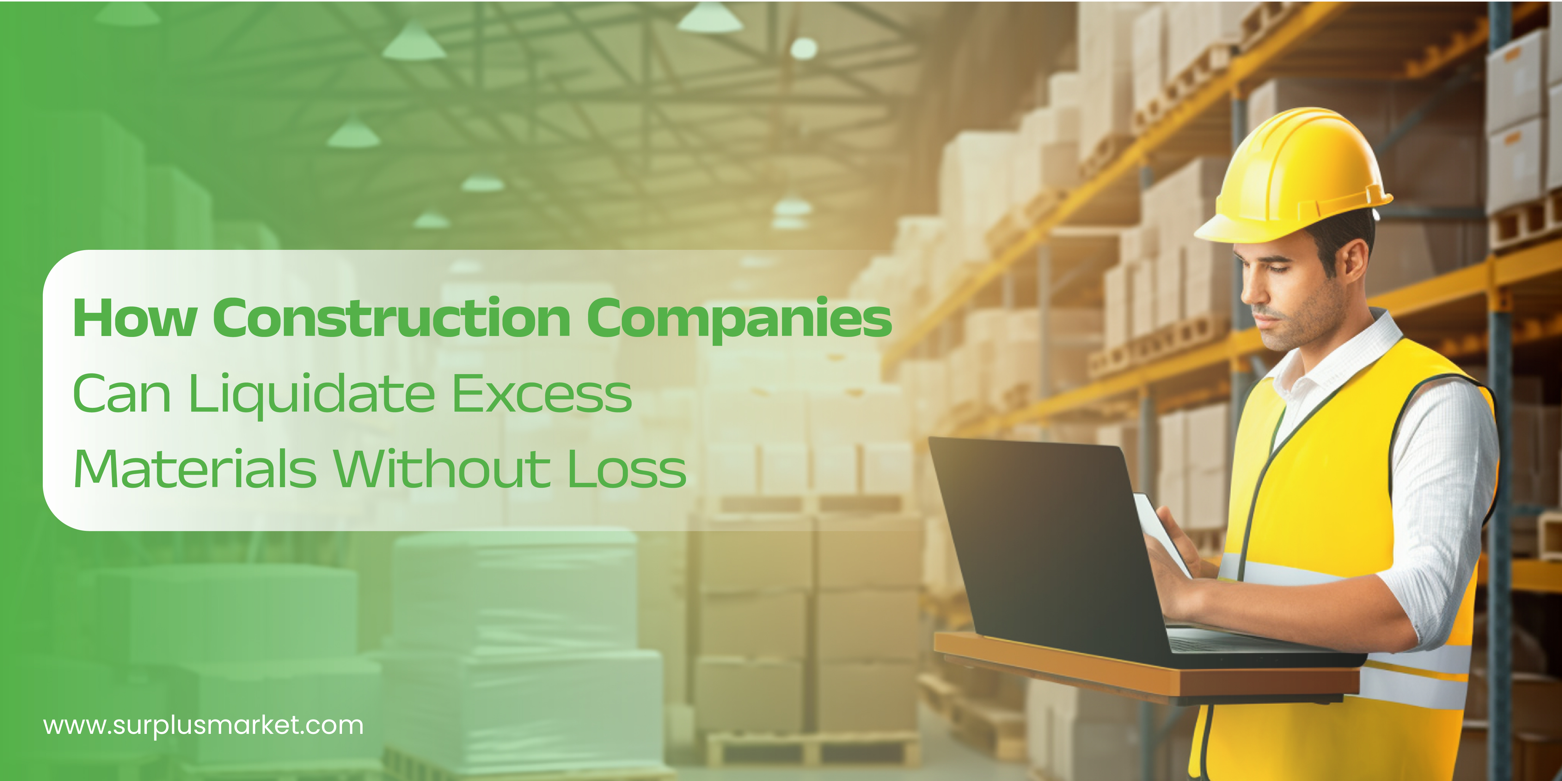 How Construction Companies Can Liquidate Excess Materials Without Loss?